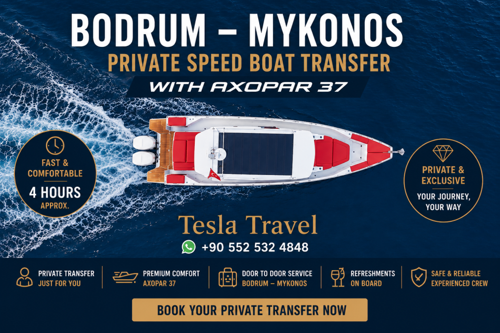 PRIVATE SPEED BOAT TRANSFER WITH AXOPAR 37