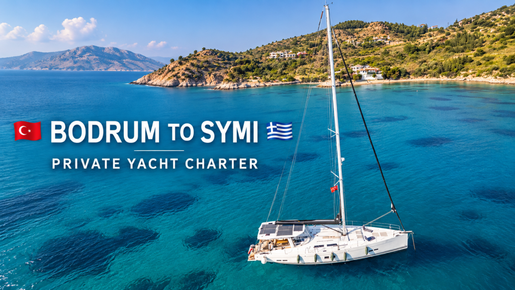 Private yacht charter from Bodrum to Symi aboard a luxury Hanse sailing yacht